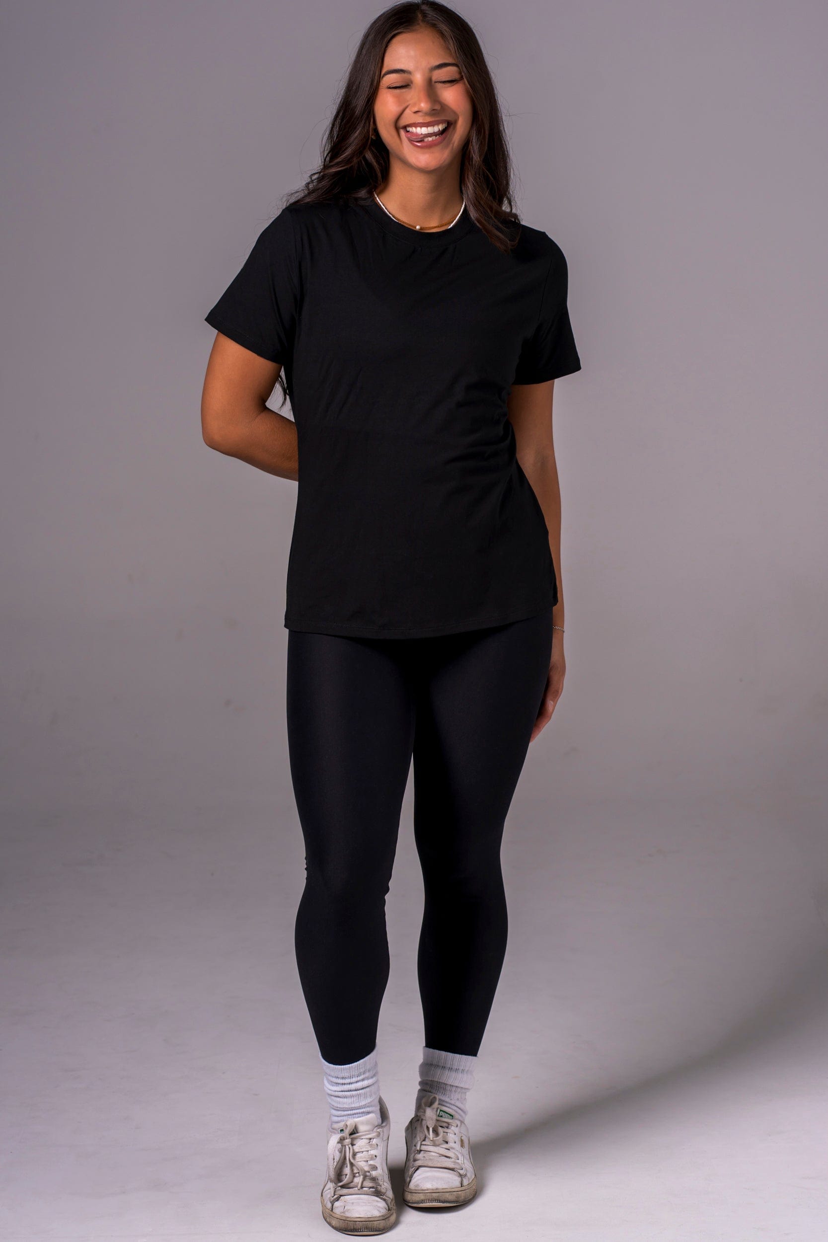 Black Basic Tee