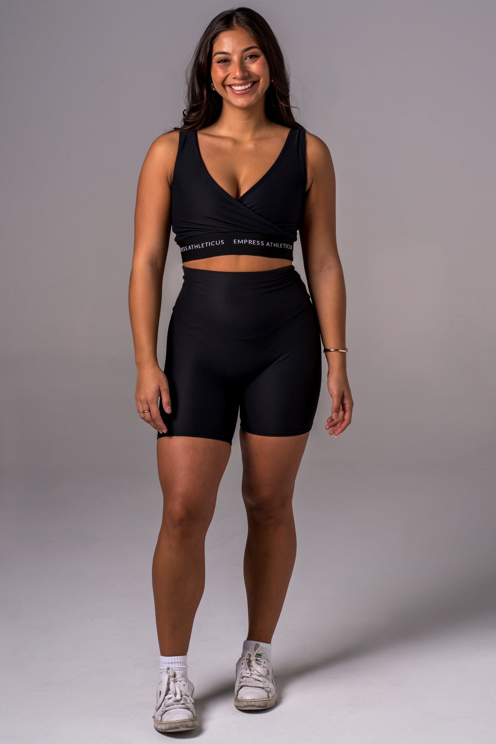 Black Dynamic Extra High Waisted Booty Shorts