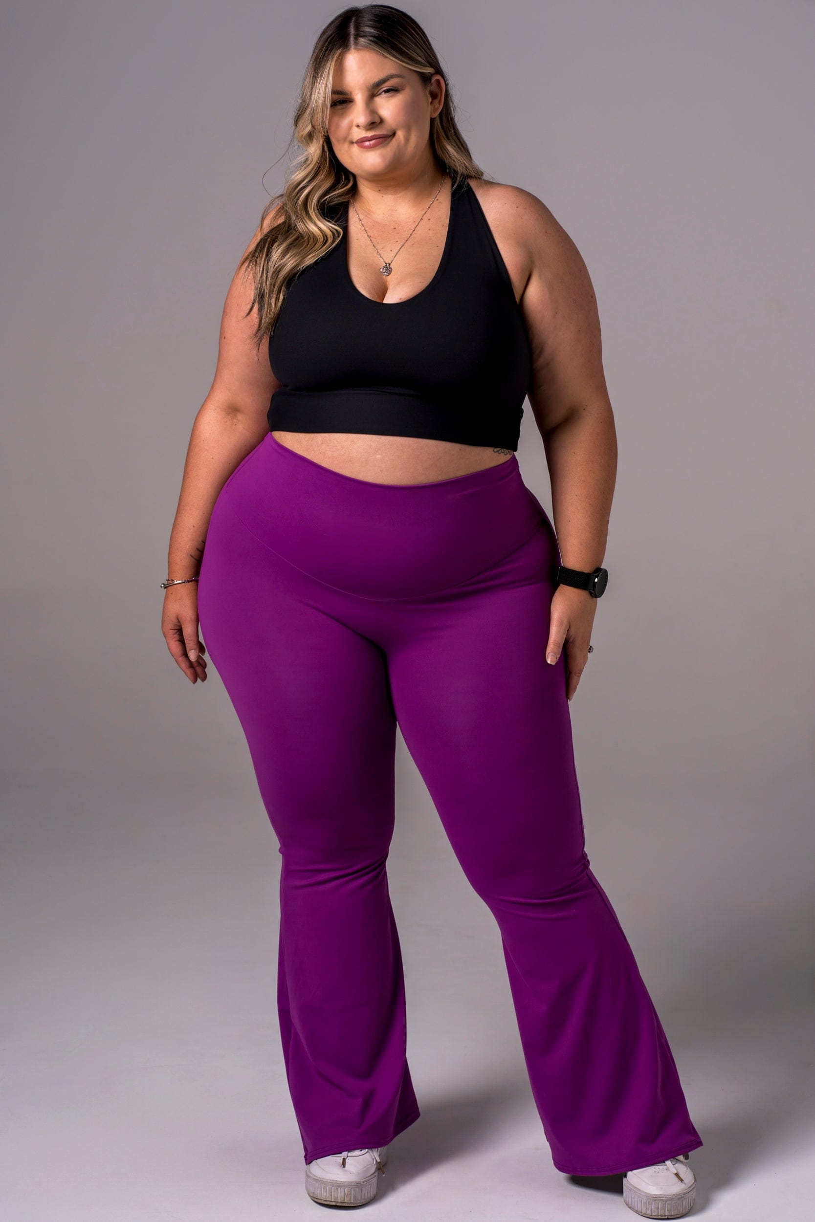 Fuchsia Luxe Pocket Yoga Pants