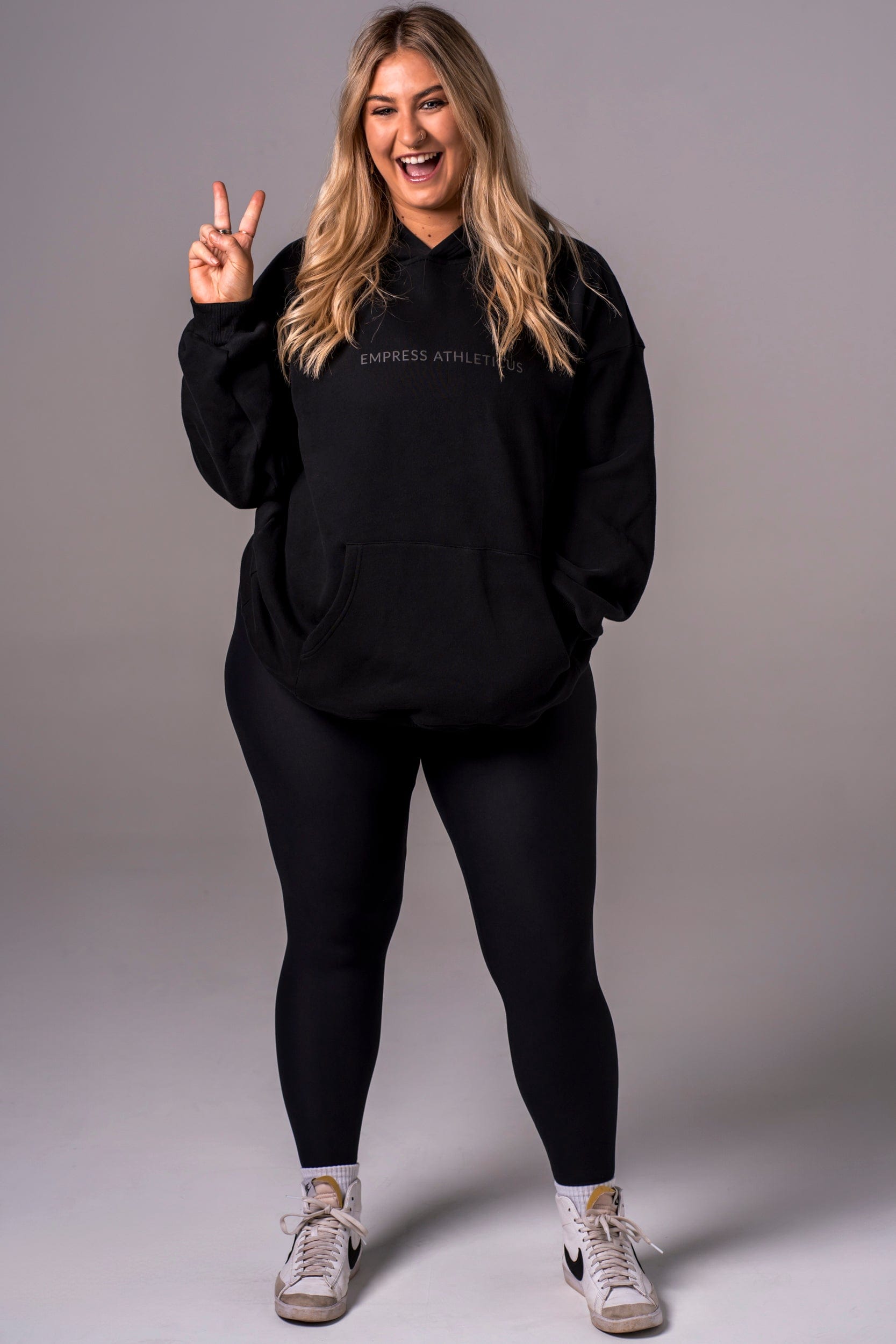 Kind Vibes Only Black Hoodie