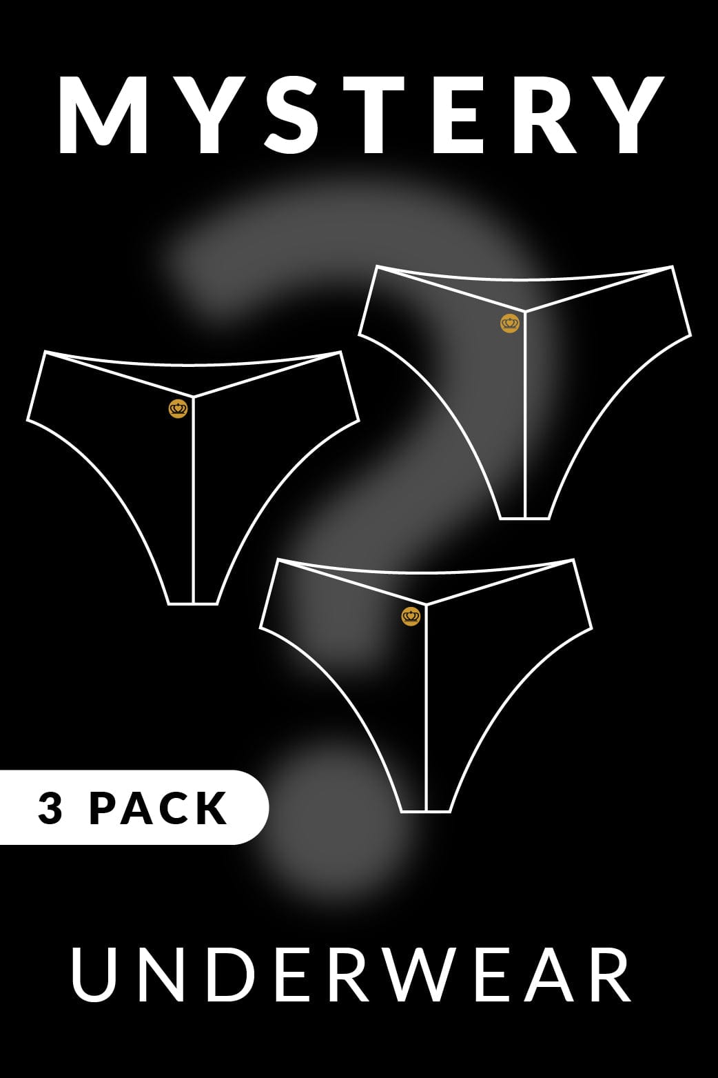 Mystery Luxe Underwear 3 Pack