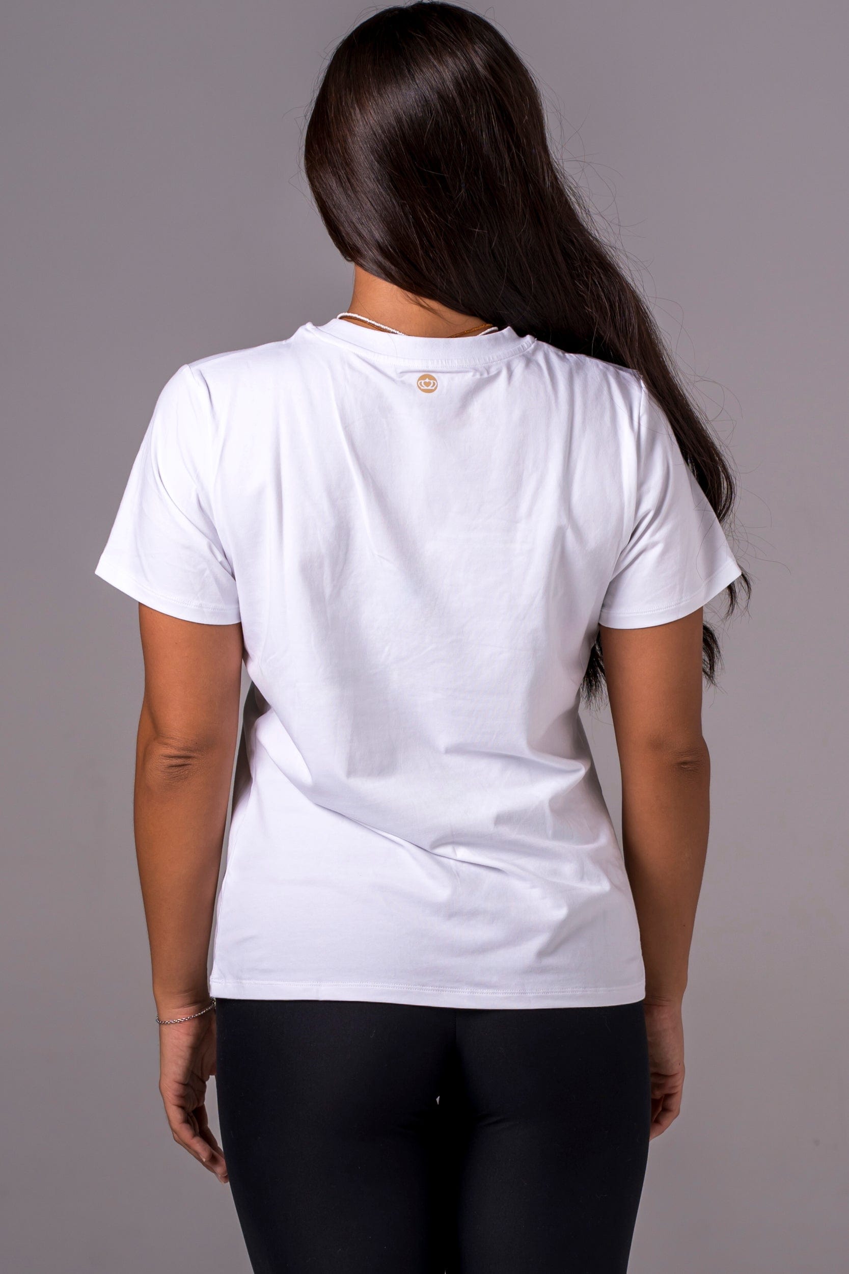 White Basic Tee