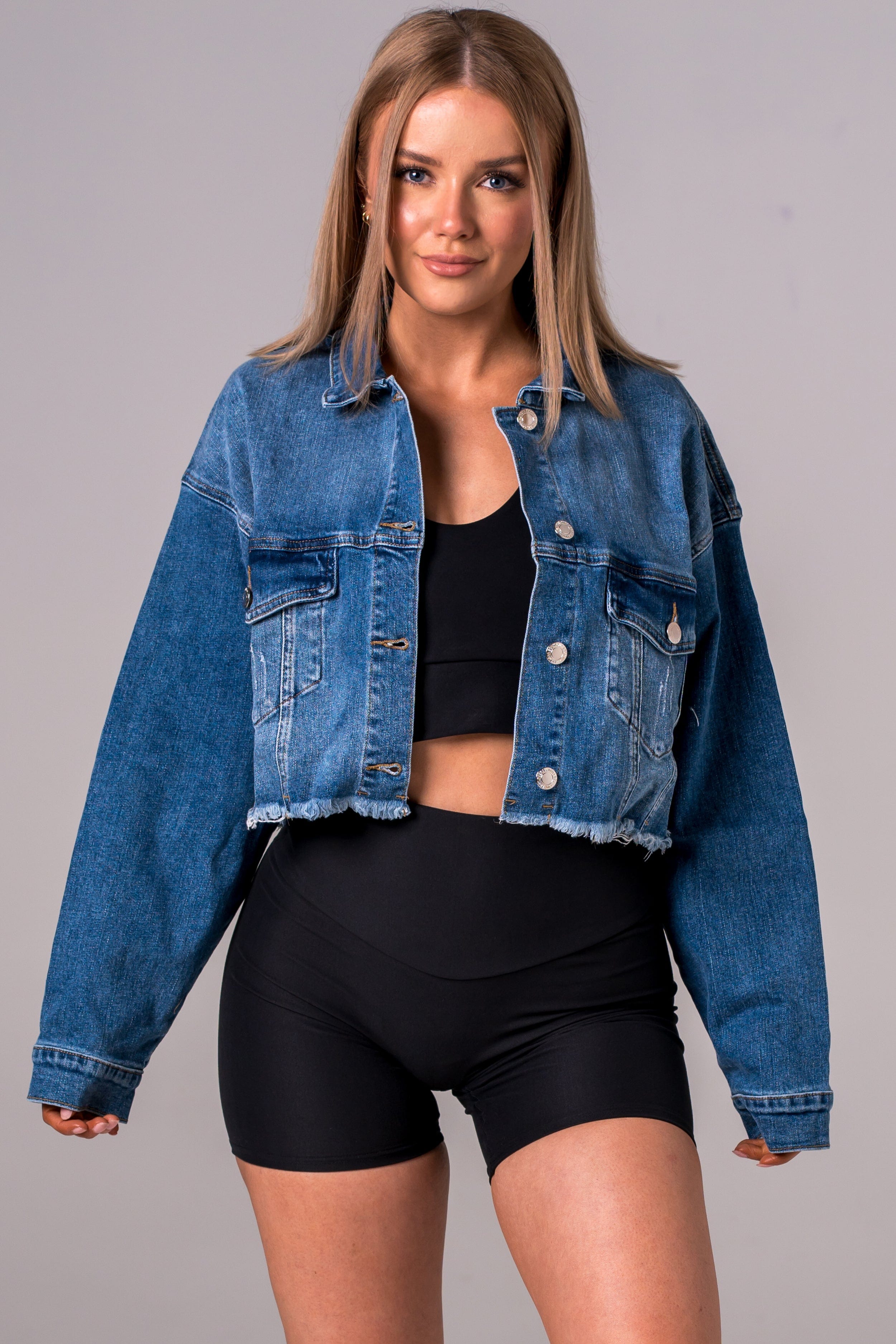 Zena - Oversized Cropped Jacket